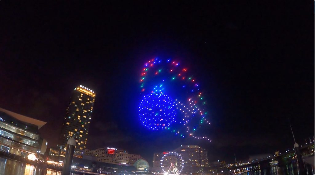 Darling Harbour Christmas Drone lightshow3