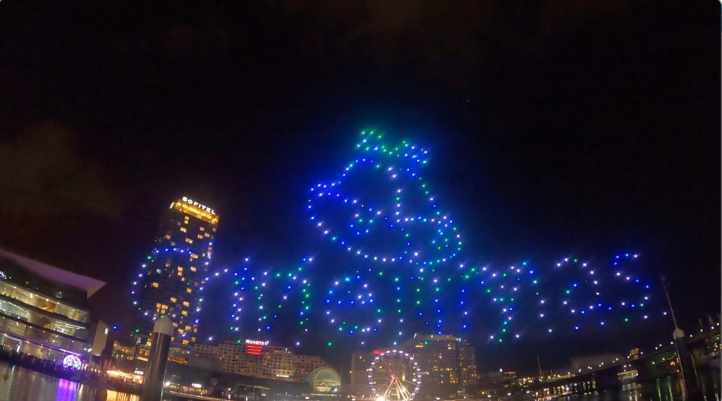 Darling Harbour Christmas Drone lightshow9