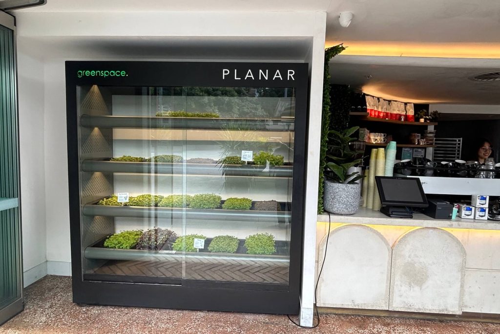 See our Vertical Garden at Planar Restaurant