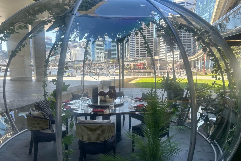 Enjoy Dining Dome at Planar Restaurant Darling Harbour